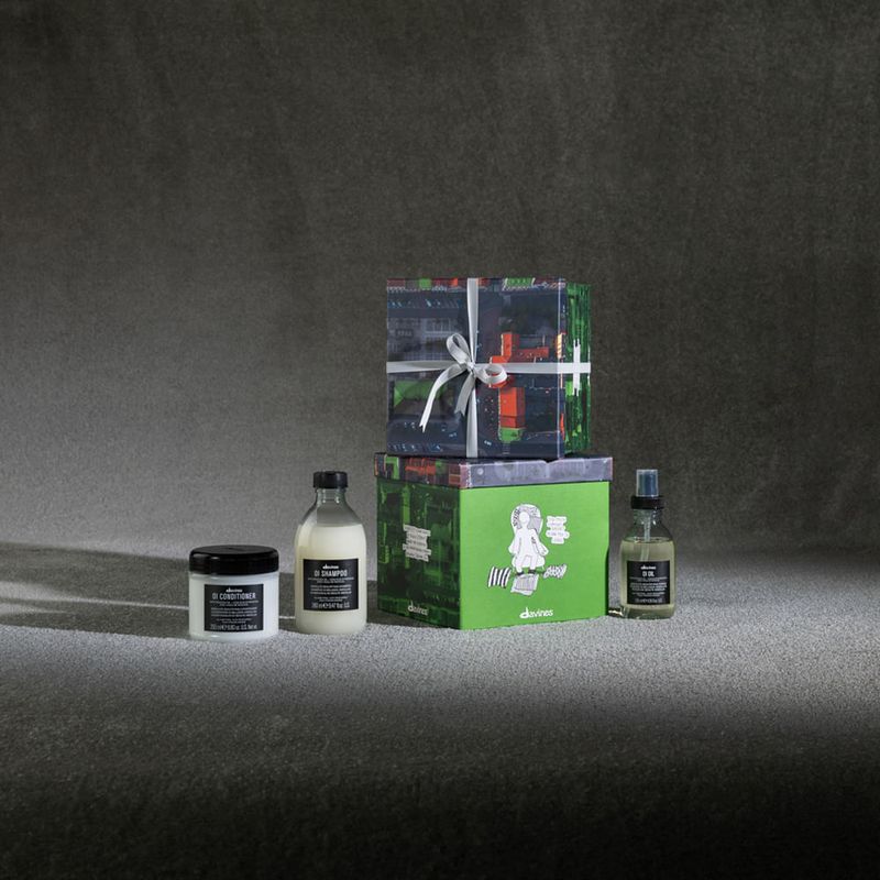 Kit-Davines-Oi---Shampoo-280-ml---Condicionador-250-ml---Oleo-Capilar-135-ml