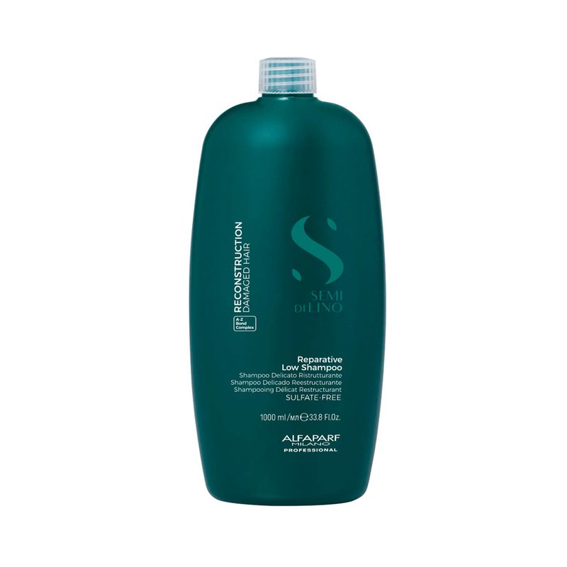 Shampoo-Alfaparf-Milano-Professional-Semi-di-Lino-Reparative-Low-1000-ml