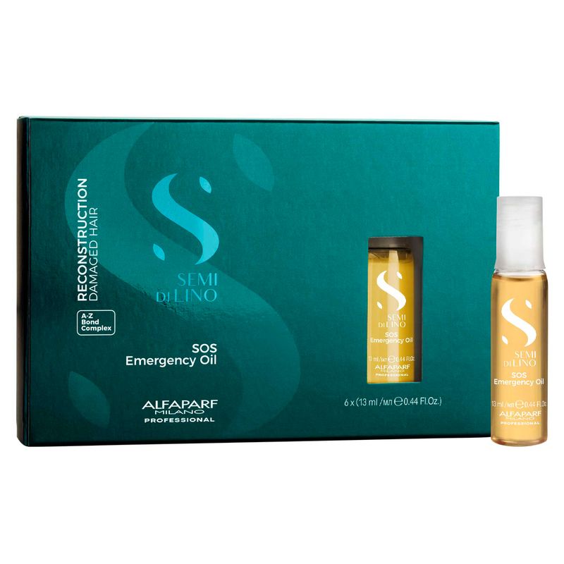 Ampola-Alfaparf-Milano-Professional-Semi-di-Lino-Reparative-SOS-Emergency-Oil-6x13-ml