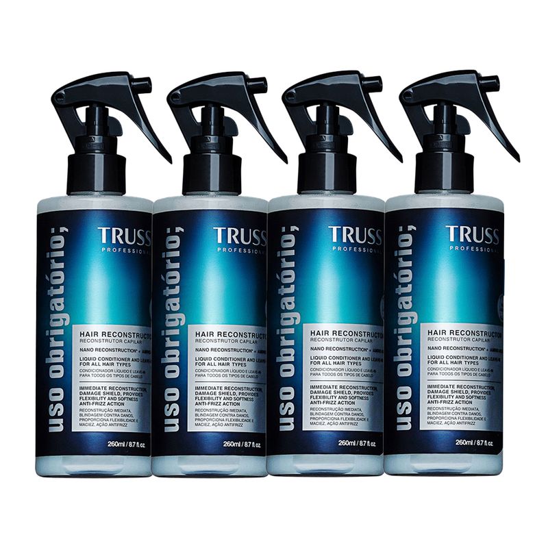 Kit-Truss-Uso-Obrigatorio---Finalizador-260ml-4-Unidades