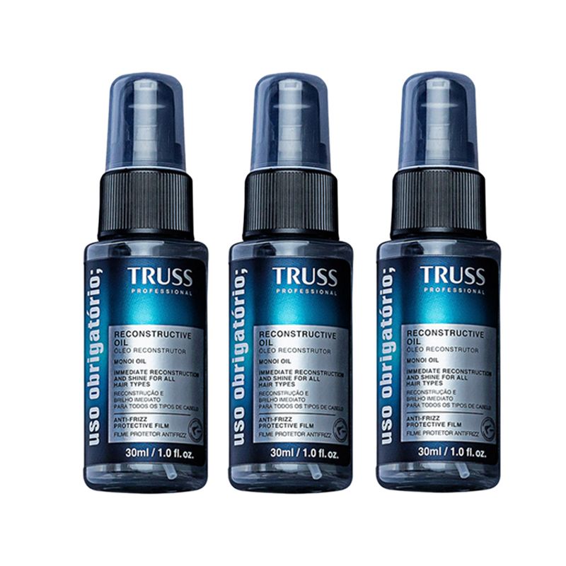 Kit-Truss-Uso-Obrigatorio---Oleo-Capilar-30ml-3-Unidades