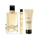 Kit-Coffret-Perfume-Yves-Saint-Laurent-Feminino-Libre-Eau-de-Parfum-90-ml---Miniatura-Libre-Edp-10-ml---Locao-Corporal-Libre-50-ml