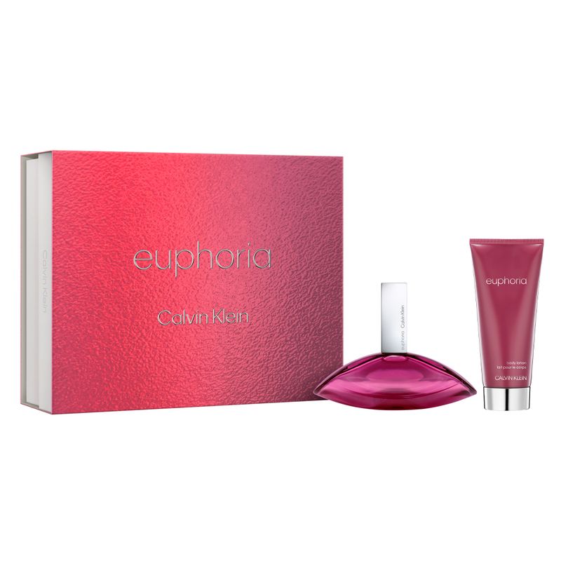 Kit-Calvin-Klein-Perfume-Euphoria-For-Women-Eau-de-Parfum-Feminino-100-ml---Locao-Corporal-100-ml
