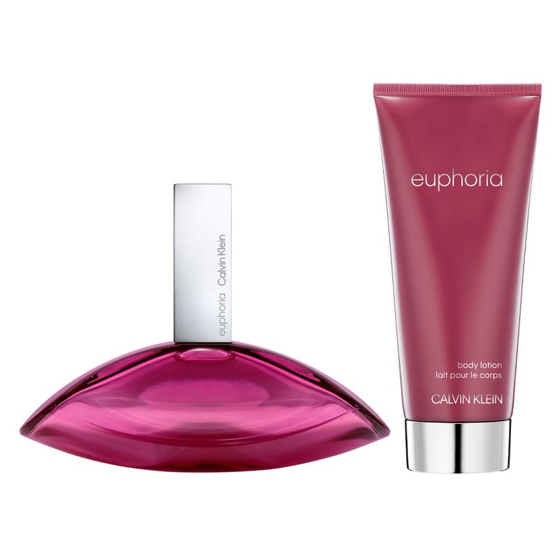 Kit-Calvin-Klein-Perfume-Euphoria-For-Women-Eau-de-Parfum-Feminino-100-ml---Locao-Corporal-100-ml