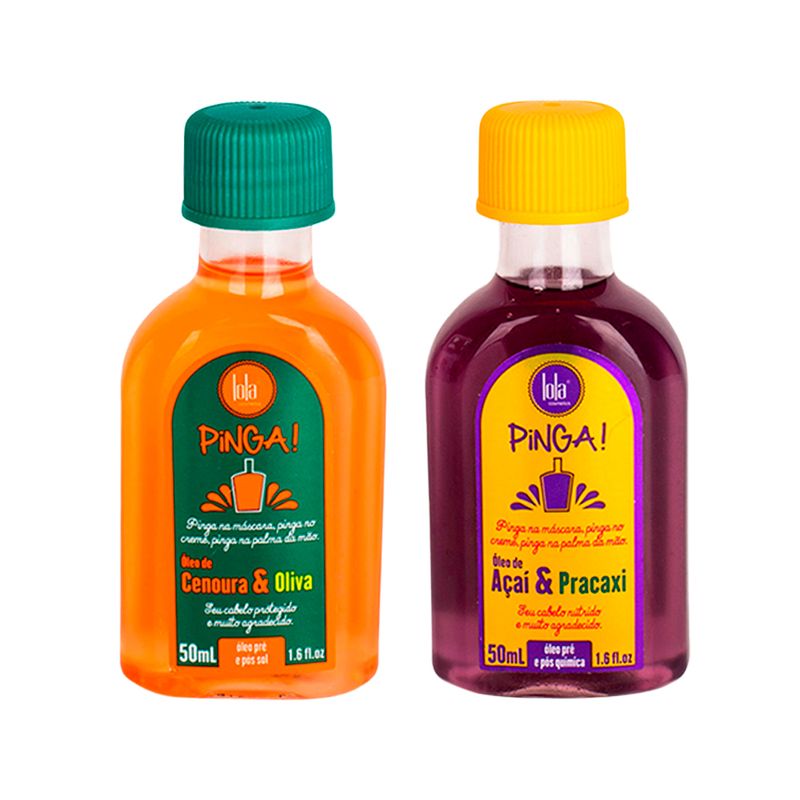 Kit-Lola-From-Rio---Oleo-Pinga--Cenoura---Oliva-50-ml---Oleo-Pinga--Acai---Pracaxi-50-ml