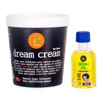 Kit-Lola-From-Rio---Leave-In-Argan-Oil--50-ml---Mascara-Dream-Cream-200-g