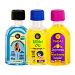 Kit-Lola-From-Rio---Oleo-Danos-Vorazes-50-ml---Leave-In-Argan-Oil--50-ml---Oleo-Pinga--Pataua---Moringa-50-ml