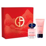 Kit-Coffret-Giorgio-Armani-Perfume-Feminino-My-Way-Eau-de-Parfum-50-ml---Gel-de-Banho-50-ml