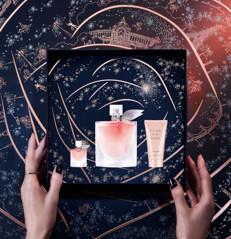 Kit-de-Natal-Lancome-Perfume-Feminino-La-Vie-Est-Belle-Eau-de-Parfum--100-ml---Locao-Corporal-50-ml---Miniatura-4-ml
