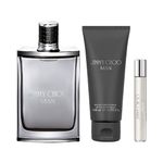 Kit-Jimmy-Choo-Perfume-Masculino-Eau-de-Toilette-100-ml---Sabonete-Liquido-100-ml---Miniatura-75-ml