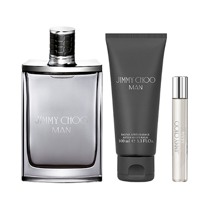Kit-Jimmy-Choo-Perfume-Masculino-Eau-de-Toilette-100-ml---Sabonete-Liquido-100-ml---Miniatura-75-ml