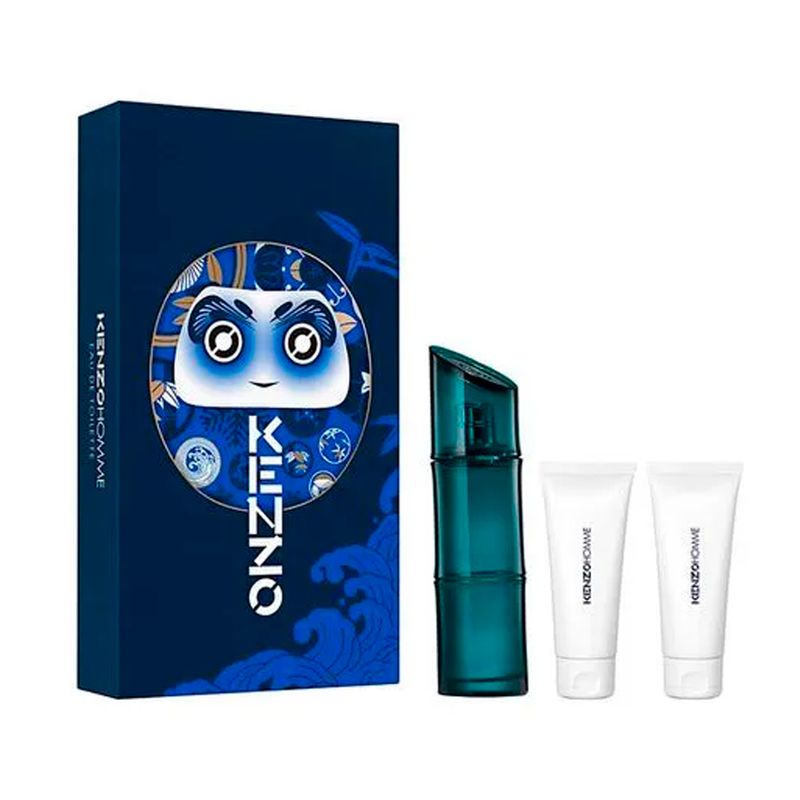 Kit-Coffret-Kenzo-Perfume-Homme-Intense-Masculino-Eau-de-Toilette-110-ml---Gel-de-Banho-2-Unidades-75-ml