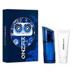 Kit-Coffret-Kenzo-Perfume-Homme-Intense-Masculino-Eau-de-Toilette-60-ml---Gel-de-Banho-75-ml