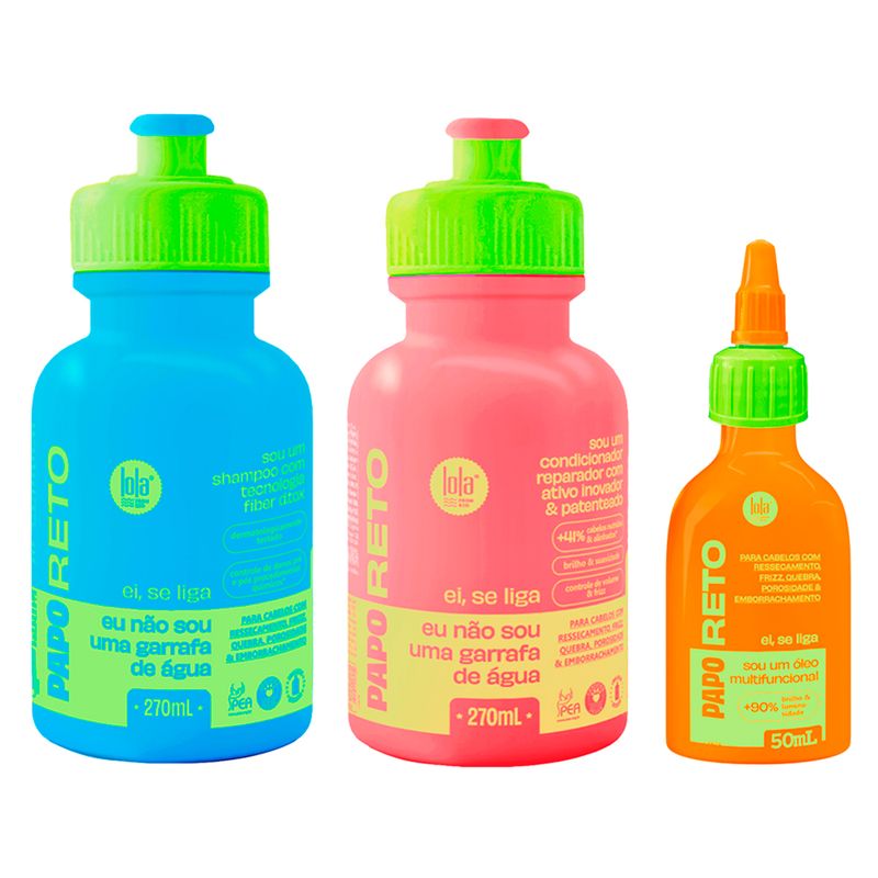 Kit-Lola-From-Rio-Papo-Reto---Shampoo-270-ml---Condicionador-270-ml---Oleo-Capilar-50-ml