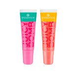 Kit-Essence-Gloss-Labial-Liquido-Cintilante-Juicy-Bomb-102-Witty-Watermelon-10-ml---Gloss-103-Proud-Papaya-10-ml