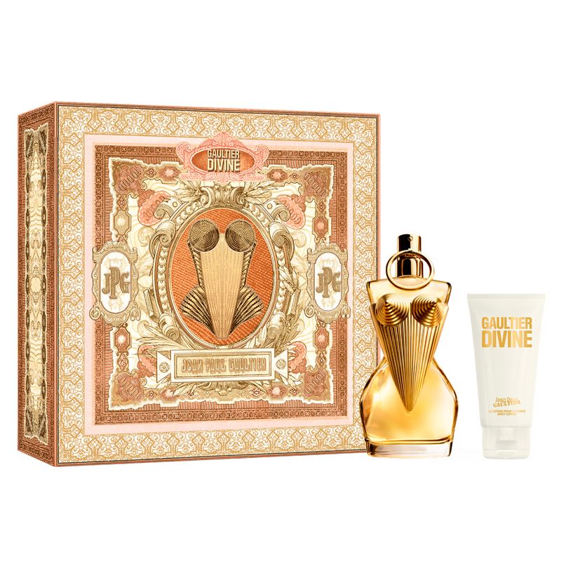 Kit-Coffret-Perfume-Jean-Paul-Gaultier-Gaultier-Divine-Feminino-Eau-de-Parfum-50-ml---Creme-Corporal-75-ml