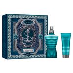 Kit-Coffret-Perfume-Jean-Paul-Gaultier-Le-Male-Masculino-Eau-de-Toilette-125-ml---Gel-de-Banho-75-ml