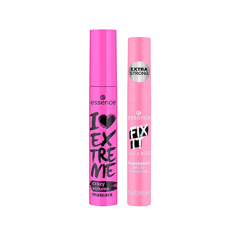 Kit-Essence-Mascara-para-Cilios-I-Love-Extreme-Crazy-Volume-Preta-12-ml---Mascara-para-Cilios-85-ml