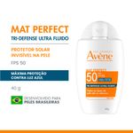 Protetor-Solar-Facial-Avene-Mat-Perfect-Tri-Defense-Ultra-Fluido-sem-Cor-FPS-50-40-g