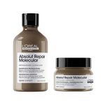 Kit-L-Oreal-Professionnel-Absolut-Repair-Molecular-Shampoo-300-ml---Mascara-250-ml