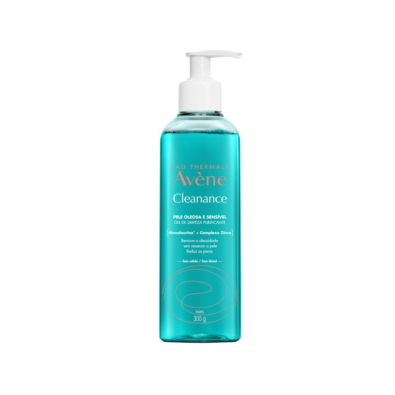 Gel-Facial-de-Limpeza-Avene-Cleanance-300-g