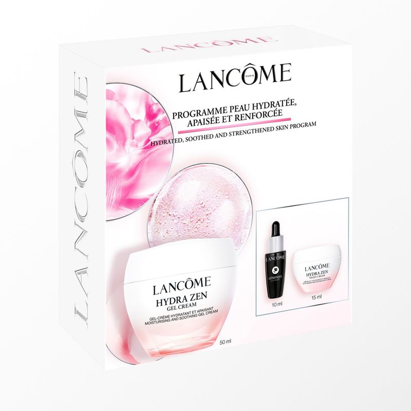 KIT-LANCOME-HYDRA-ZEN-GEL-CREAM-50ML---NIGHT-CREAM-15ML---GENEFIQUE-ULTIMATE-10ML