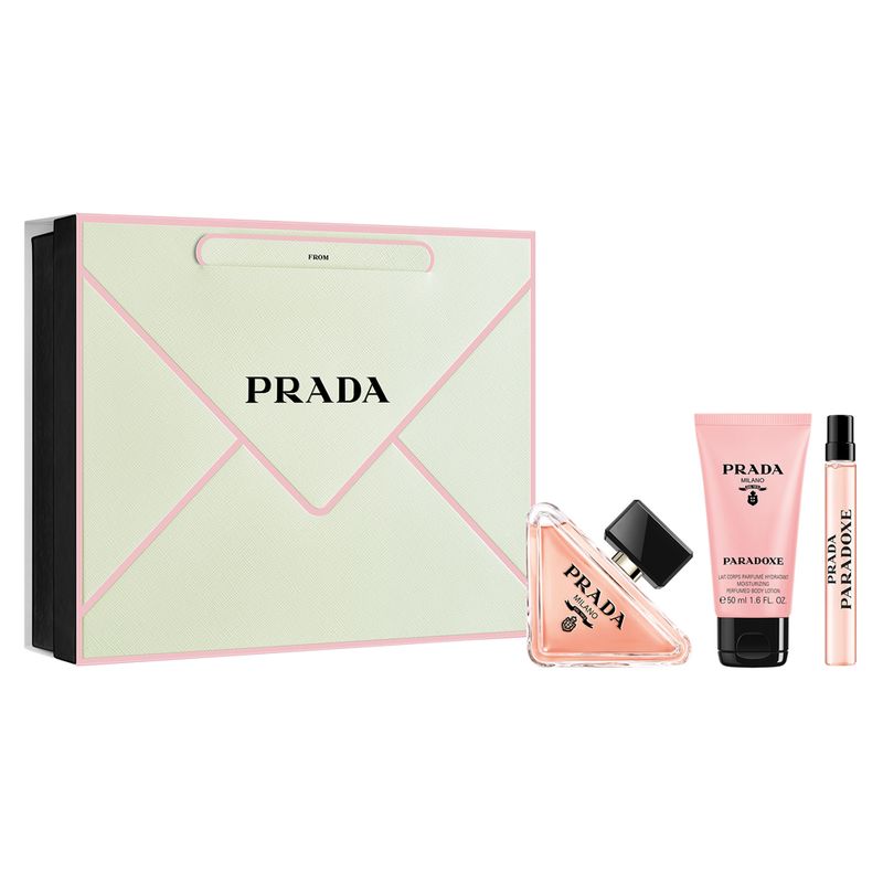 KIT-COFFRET-PRADA-PARADOXE-90ML---LOCAO-CORPORAL---MINIATURA-10ML