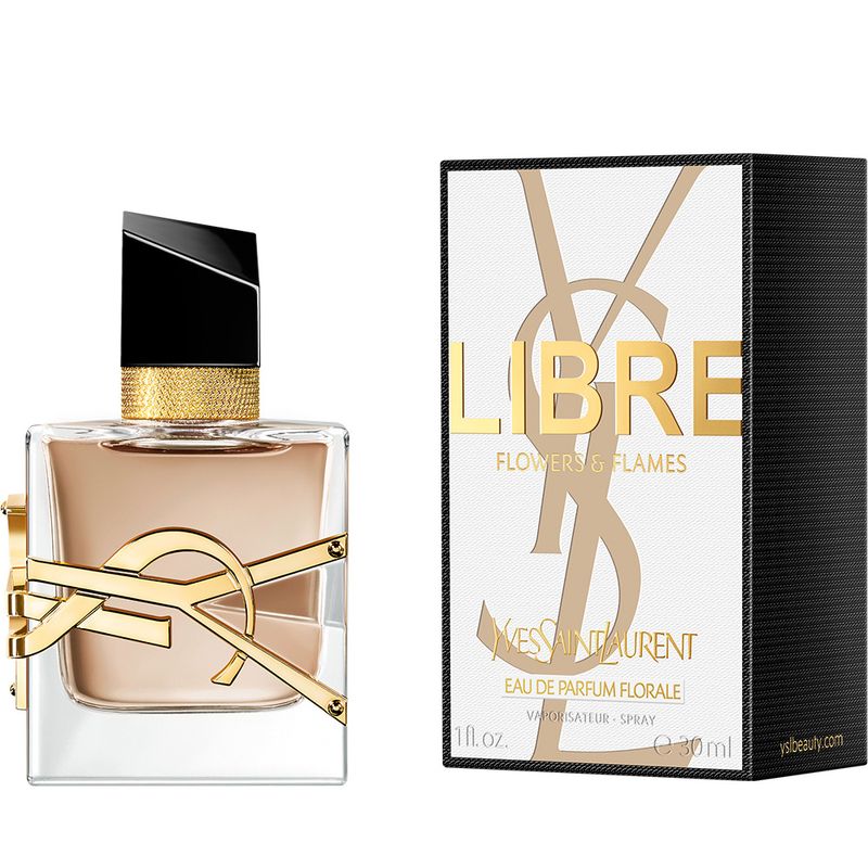 PERFUME-FEMININO-YVES-SAINT-LAURENT-LIBRE-FLOWERS---FLAMES-EAU-DE-PARFUM-FLORALE-30ML