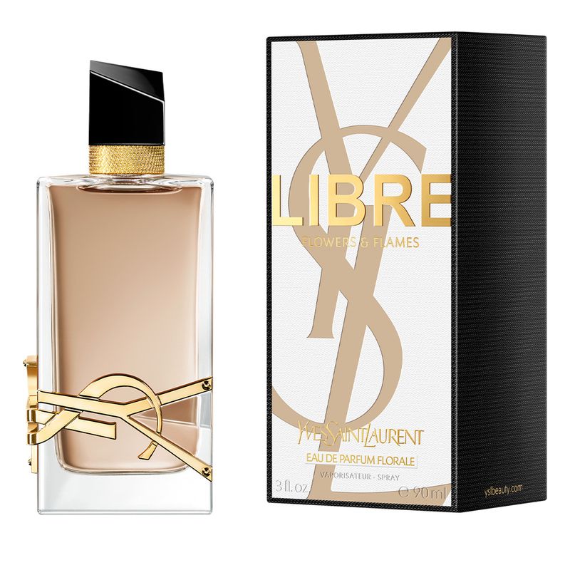 PERFUME-FEMININO-YVES-SAINT-LAURENT-LIBRE-FLOWERS---FLAMES-EAU-DE-PARFUM-FLORALE-90ML