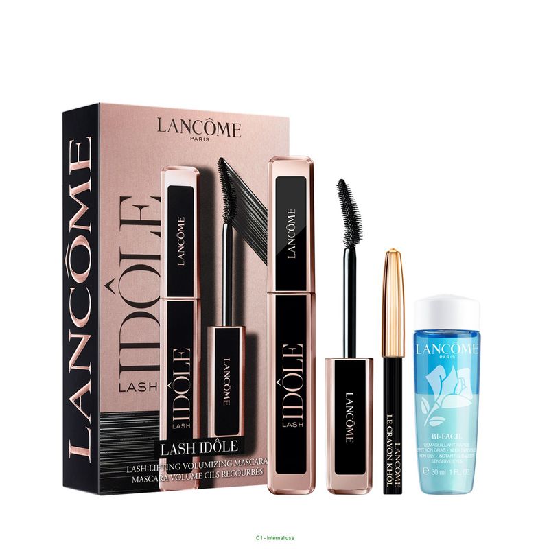 Kit-Lancome-Idole-Mascara-de-Cilios-Lash---Lapis-Delineador-Khol---Demaquialente-Bi-Facil-30-ml