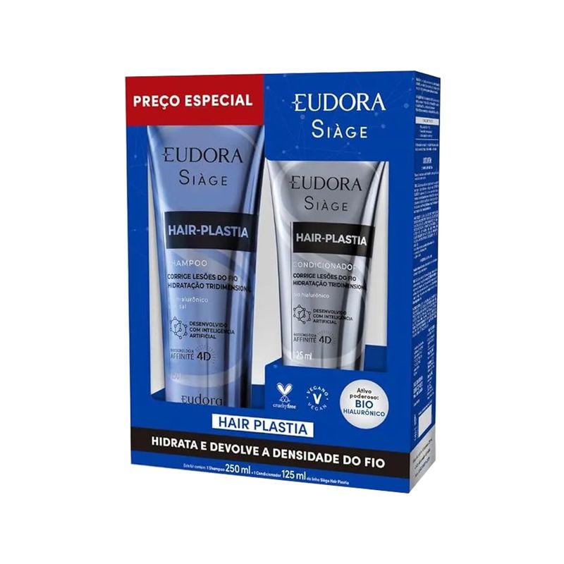KIT-EUDORA-SIAGE-HAIR-PLASTIA-SHAMPOO-250ML---CONDICIONARDOR-125ML