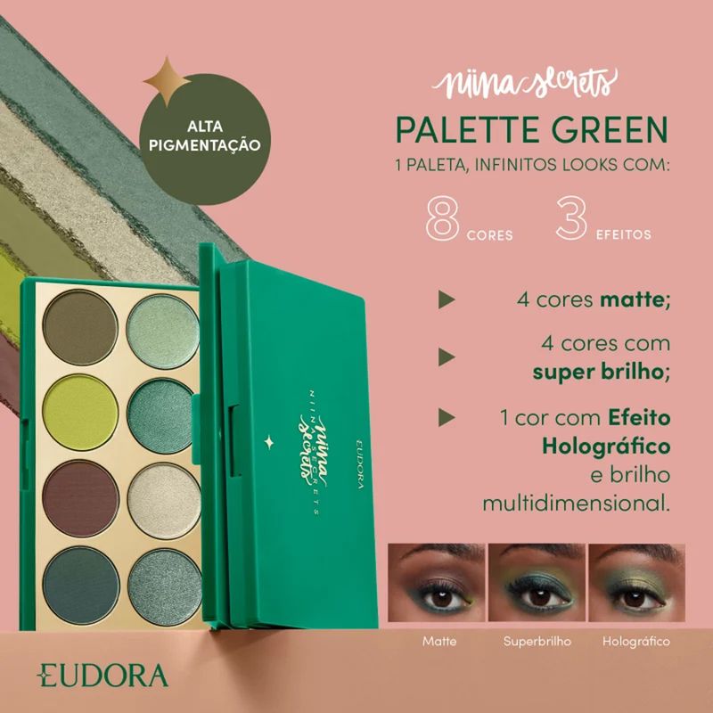 EUDORA-NIINA-SECRETS-PALETTE-DE-SOMBRA-GREEN-56G