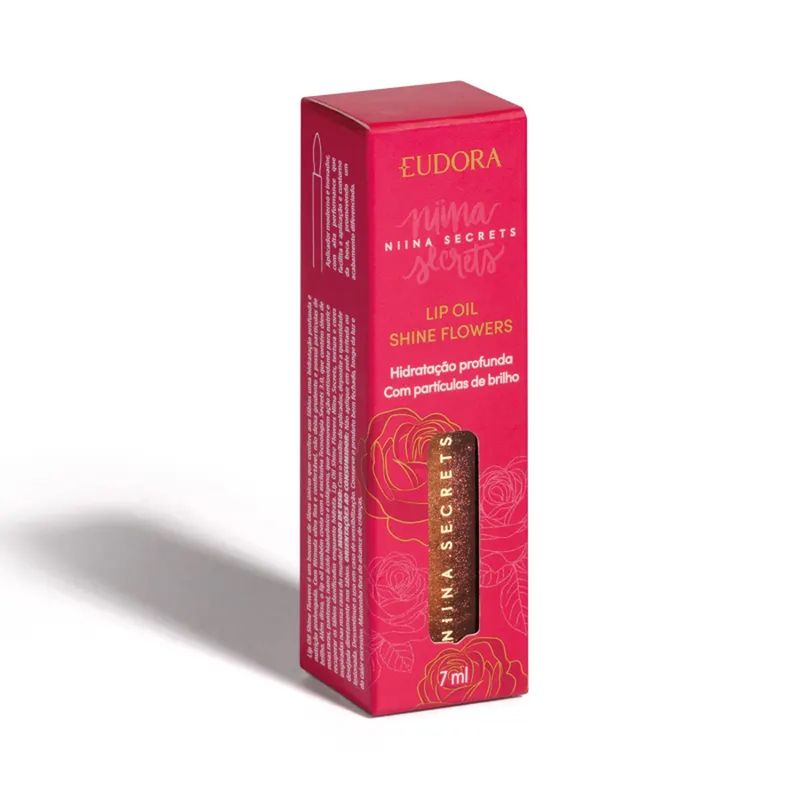 EUDORA-NIINA-SECRETS-SHINE-FLOWERS-LIP-OIL-ROSA-CENTIFOLIA-7ML
