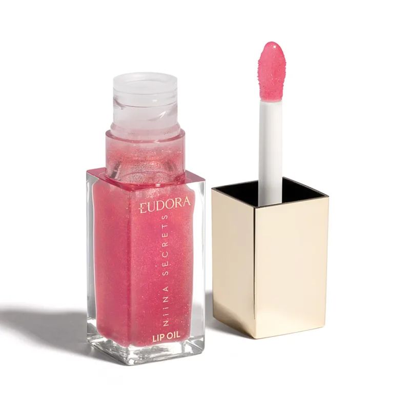 EUDORA-NIINA-SECRETS-SHINE-FLOWERS-LIP-OIL-ROSA-SILVESTRE-7ML