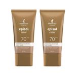Kit-Mantecorp-Episol-Color-Protetor-Solar-Facial-2-Claro-Fps70-40Ml---2-Unidades