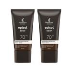 Kit-Mantecorp-Episol-Color-Protetor-Solar-Facial-6-Negro-Fps70-40Ml---2-Unidades