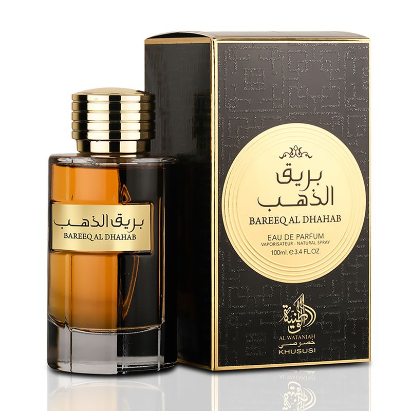 Perfume-Al-Wataniah-Bareeq-Al-Dhahab-Masculino-Eau-de-Parfum-100-ml