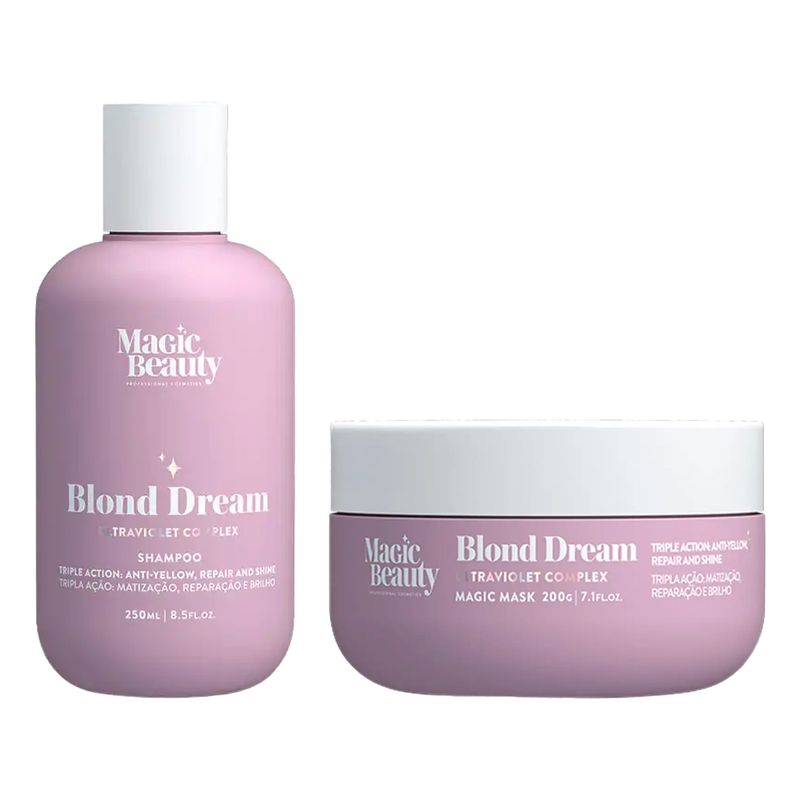 Kit-Magic-Beauty-Blond-Dream---Shampoo-250ml---Mascara-200g