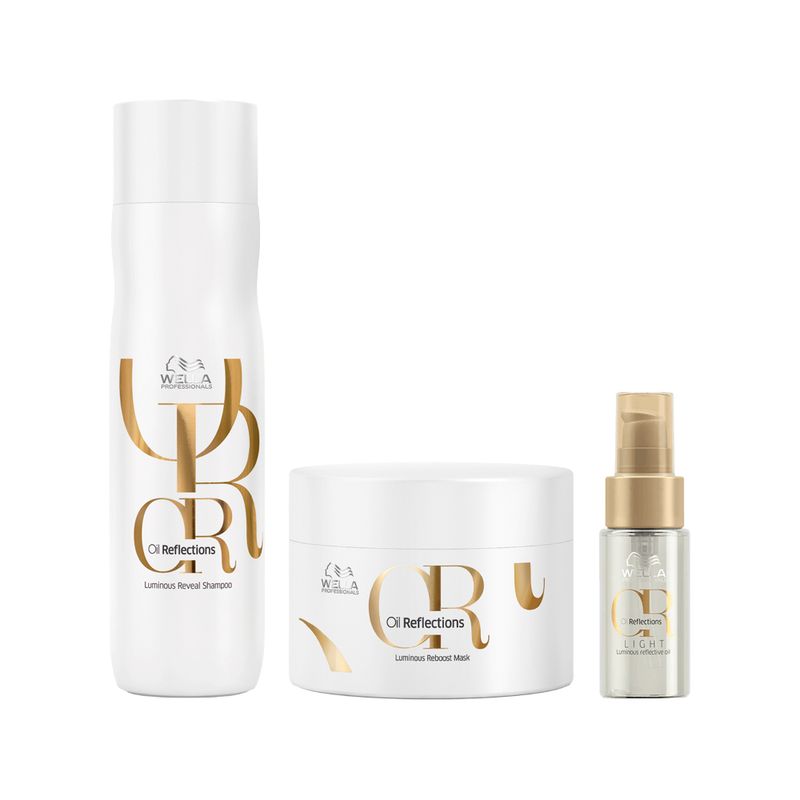 Kit-Wella-Oil-Reflections---Shampoo-250-ml---Mascara-150-ml---Oleo-Light-30-ml