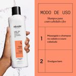Shampoo-para-Cabelo-Colorido-Seco-Danificado-com-Afinamento-Avancado---Sistema-4-Shampoo---300ml