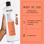 Shampoo-para-Cabelo-Colorido-Seco-Danificado-com-Afinamento-Avancado---Sistema-4-Shampoo---1L