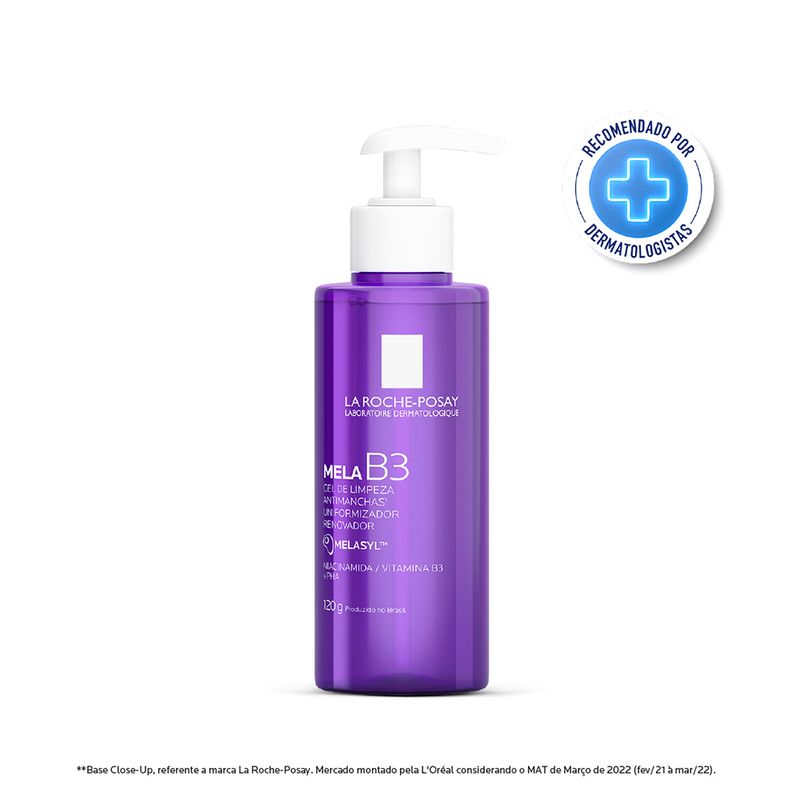 Gel-de-Limpeza-La-Roche-Posay-Mela-B3-Antimanchas-Uniformizador-Renovador-120-g