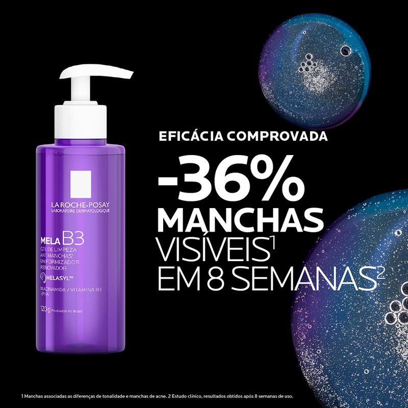 Gel-de-Limpeza-La-Roche-Posay-Mela-B3-Antimanchas-Uniformizador-Renovador-120-g