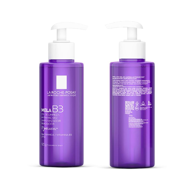 Gel-de-Limpeza-La-Roche-Posay-Mela-B3-Antimanchas-Uniformizador-Renovador-120-g