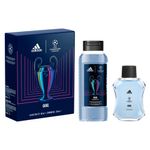 Kit-Adidas-Perfume-UEFA-11-Masculino-Eau-de-Toilette-100-ml---Gel-de-Banho-250-ml