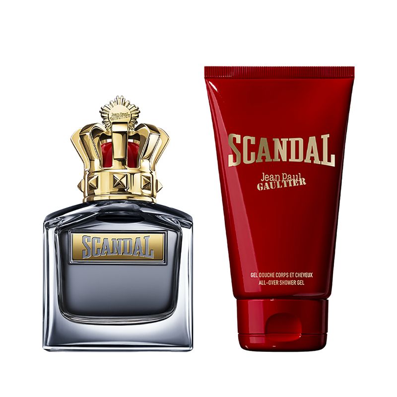 Kit-Coffret-Jean-Paul-Gaultier-Scandal-Masculino-Eau-de-Toilette-For-Him-50-ml---Gel-de-Banho-All-Over--75-ml