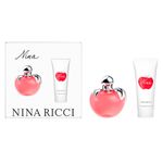Kit-Coffret-Nina-Ricci-Kit-Nina-Eau-de-Toilette-Feminino-Refillable-80-ml---Creamy-Creme-corporal-75-ml