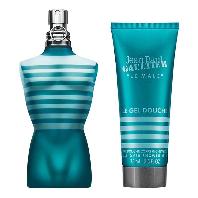 Kit-Coffret-Jean-Paul-Gaultier-Kit-Le-Male-Masculino-Eau-de-Toilette-75-ml---All-Over-Gel-de-Banho-75-ml