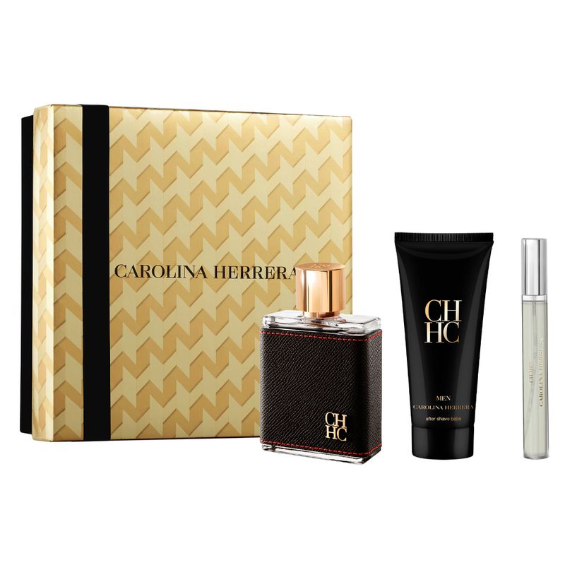 Kit-Coffret-Carolina-Herrera-Kit-CH-Men-Masculino-Eau-de-Toilette-100-ml---0-ml---Balm-Pos-Barba-100-ml
