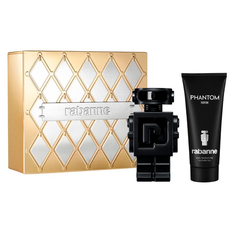 Kit-Coffret-Rabanne-Kit-Phantom-Masculino-Parfum-100-ml---Gel-de-Banho-100-ml